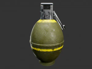 m26 frag grenade 3D Model