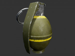 m26 frag grenade 3D 모델