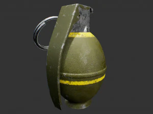 m26 frag grenade 3D Model