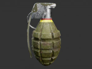 mk2 frag grenade 3D Model