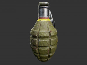 mk2 frag grenade 3D Model