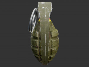 mk2 frag grenade 3D Model