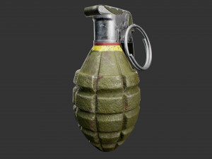 mk2 frag grenade 3D Model