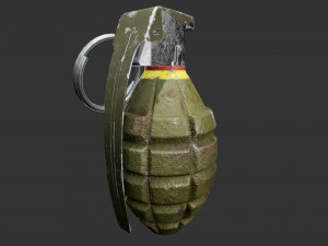 mk2 frag grenade 3D Model