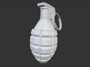 mk2 frag grenade 3D Model