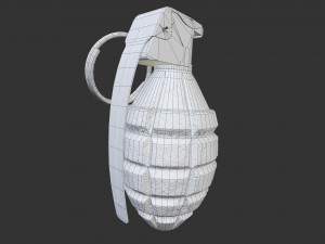 mk2 frag grenade 3D Model