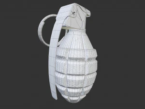 mk2 frag grenade 3D Model