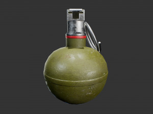 m33 frag grenade 3D 모델