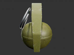 m33 frag grenade 3D 모델