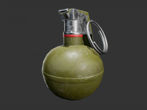 m33 frag grenade 3D 모델