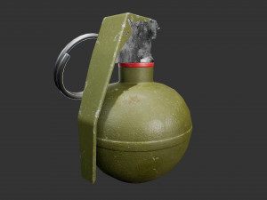 m33 frag grenade 3D 모델