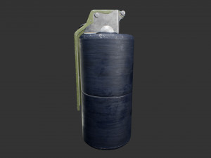 mk3 concussion grenade 3D Model