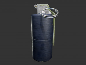 mk3 concussion grenade 3D Model