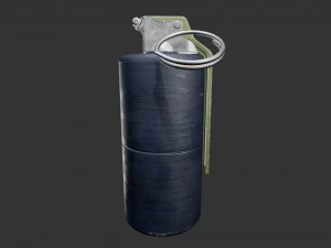 mk3 concussion grenade 3D Model