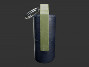 mk3 concussion grenade 3D Model