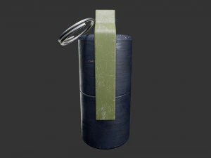 mk3 concussion grenade 3D Model