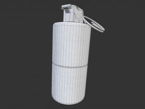 mk3 concussion grenade 3D Model
