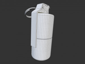 mk3 concussion grenade 3D Model