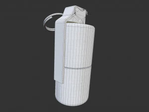 mk3 concussion grenade 3D Model