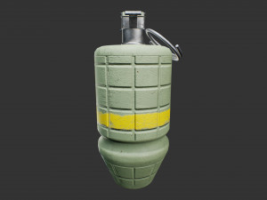 m34 smoke grenade Modelo 3D
