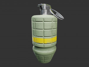 m34 smoke grenade Modelo 3D