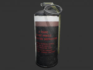 mk141 stun grenade 3D Model