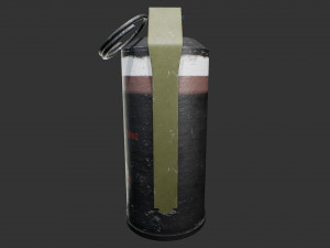 mk141 stun grenade Model 3D