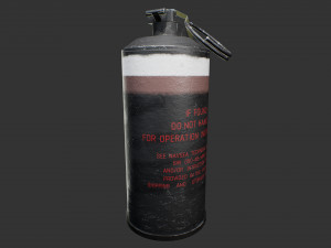 mk141 stun grenade Model 3D