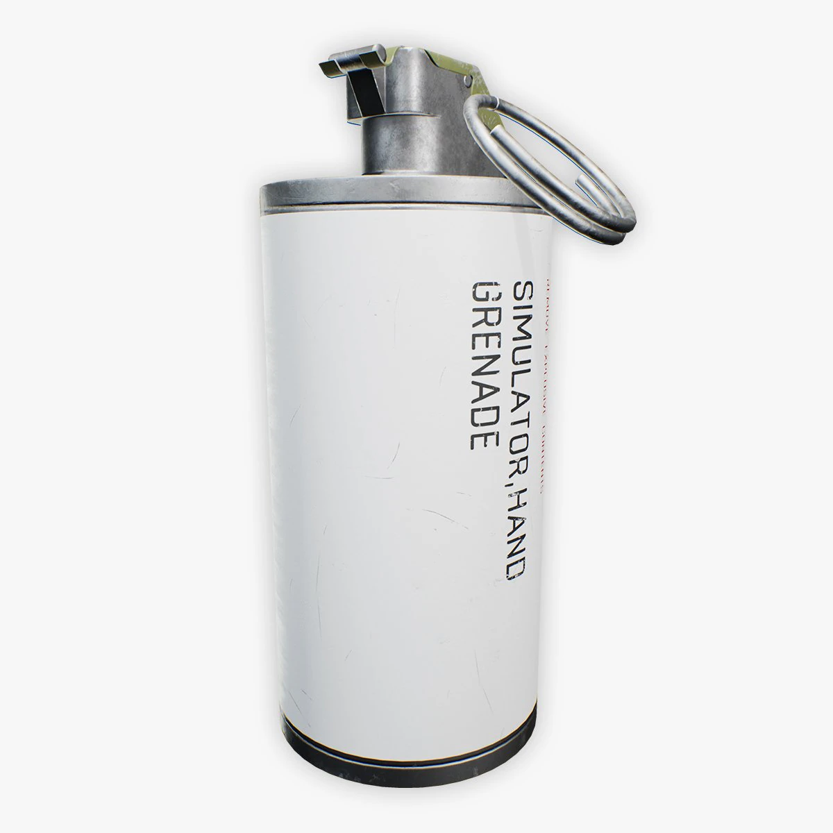 m116 stun grenade 3D Model .c4d .max .obj .3ds .fbx .stl .blend 