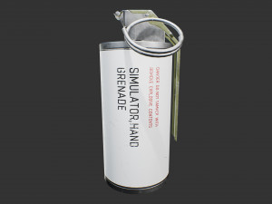 m116 stun grenade Modelo 3D