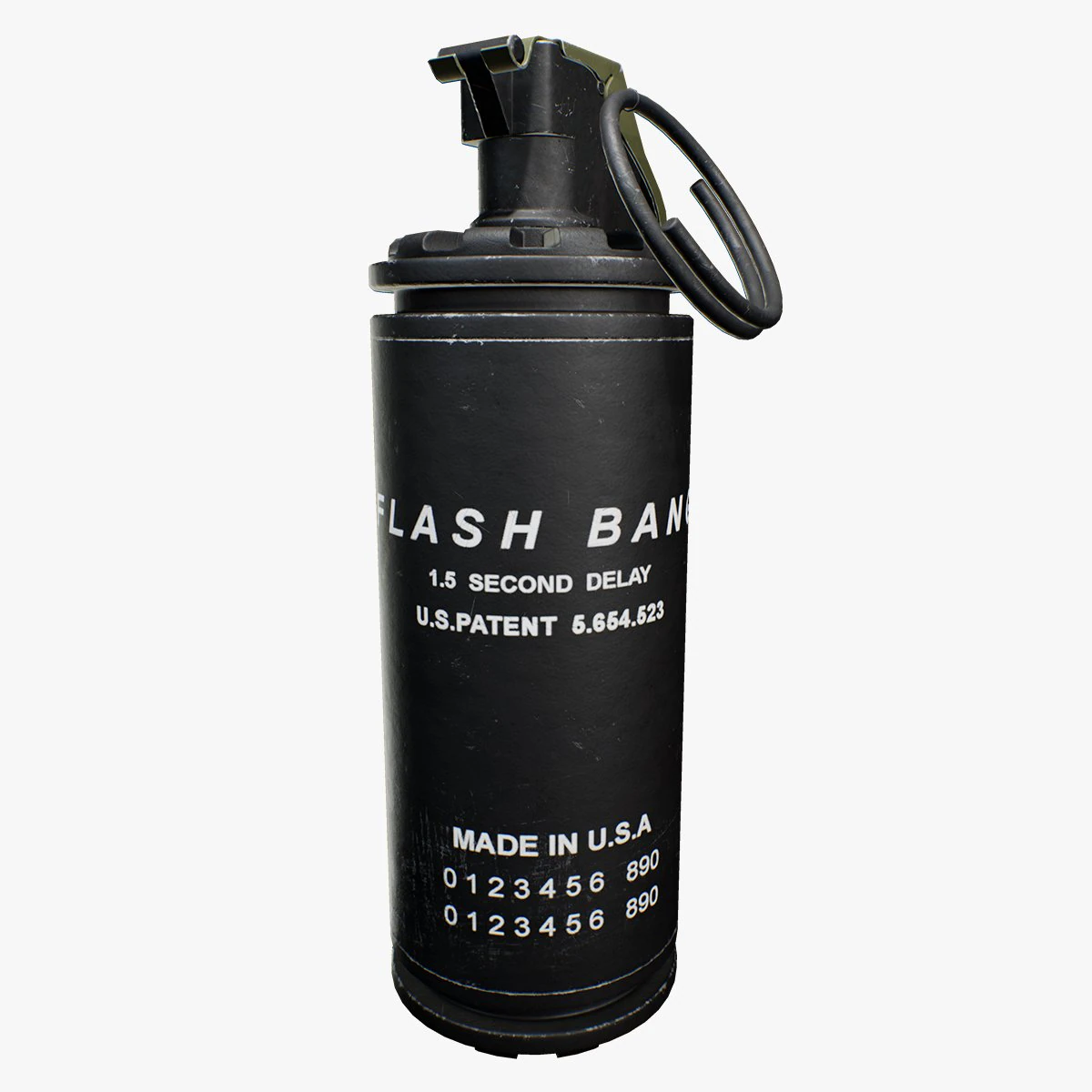 m7290 stun grenade 3D Model .c4d .max .obj .3ds .fbx .stl .blend 