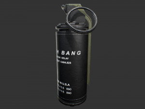 m7290 stun grenade Model 3D