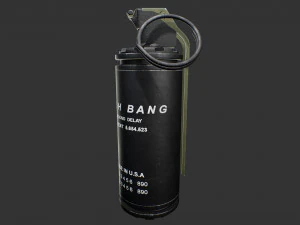 m7290 stun grenade 3D Model