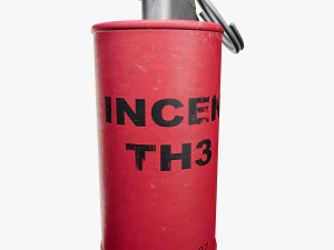 an-m14 소이 수류탄 3D 모델