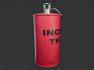 an-m14 incendiary grenade 3D Model