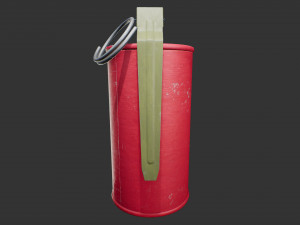an-m14 incendiary grenade 3D Модель