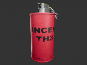 an-m14 incendiary grenade 3D Модель
