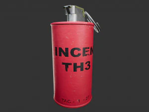 an-m14 incendiary grenade 3D Model