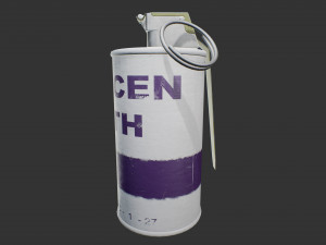 an-m14 incendiary grenade 3D Модель