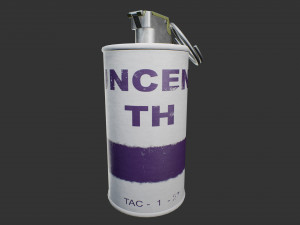 an-m14 incendiary grenade 3D Модель