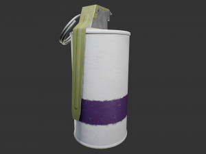 an-m14 incendiary grenade 3D Модель