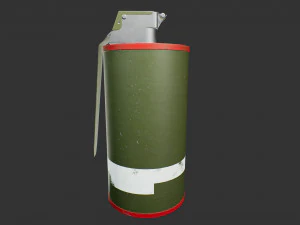 m18 smoke grenade 3D Model