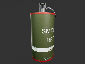 m18 smoke grenade Model 3D