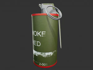 m18 smoke grenade 3D Model