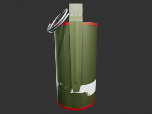 m18 smoke grenade Model 3D