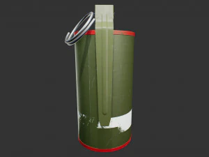 m18 smoke grenade 3D Model