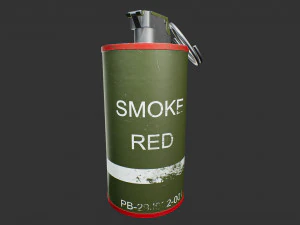m18 smoke grenade 3D Model