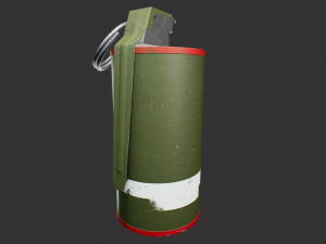 m18 smoke grenade Model 3D