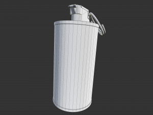 m18 smoke grenade Model 3D