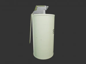 m8 smoke grenade 3D Model